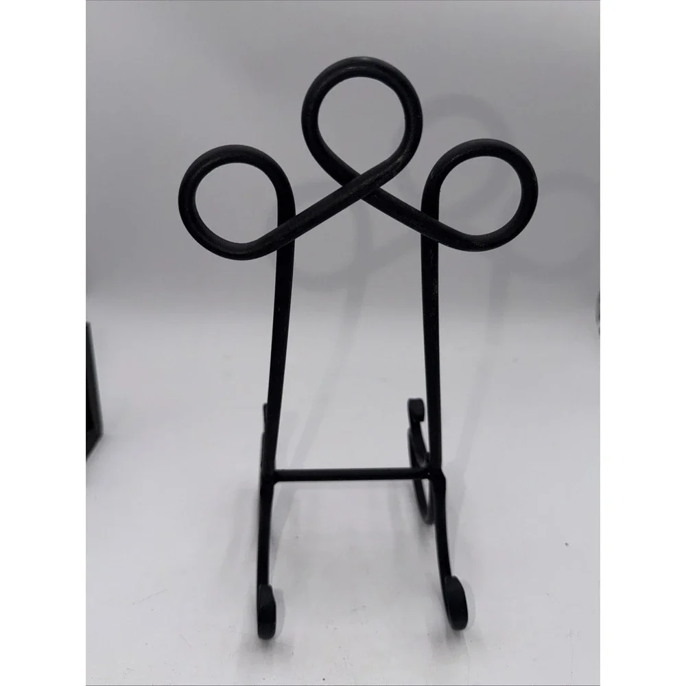 Heavy Duty Wrought Iron Sign Stand Art & Presentation Easel Book/Plate 13
